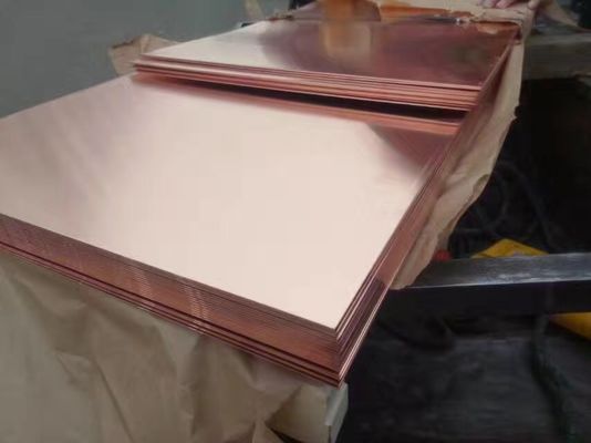 Van het het Kopermetaal van JIS Standaardh65 van het de Platenblad 4x8 Grootte 0.5mm Dikte