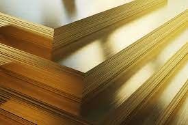 Materiaal 0.5mm Dikke 0.8mm van ASTM B152M Brass Sheet Plate C1100