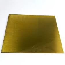 Plaat 5mm, Dun Messingsblad C67400 van het H62h65 Messing voor Thermische Apparaten