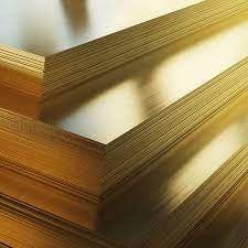 Opgepoetste Plaat 2500mm van het Messingsblad Breedtesgs ISO Certificatie